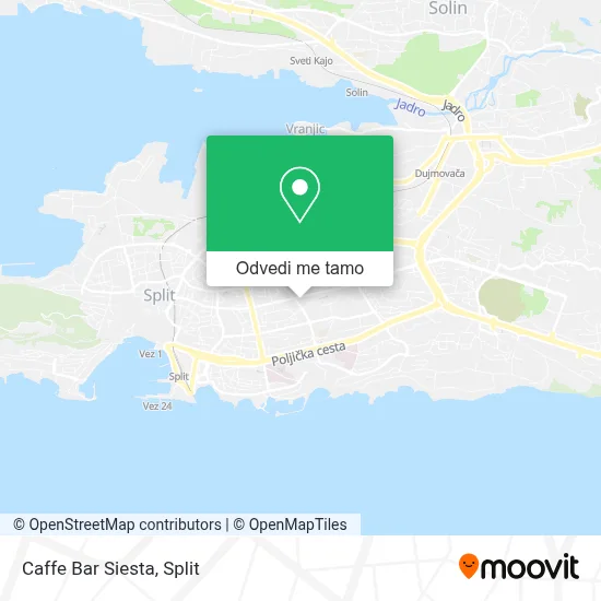 Karta Caffe Bar Siesta