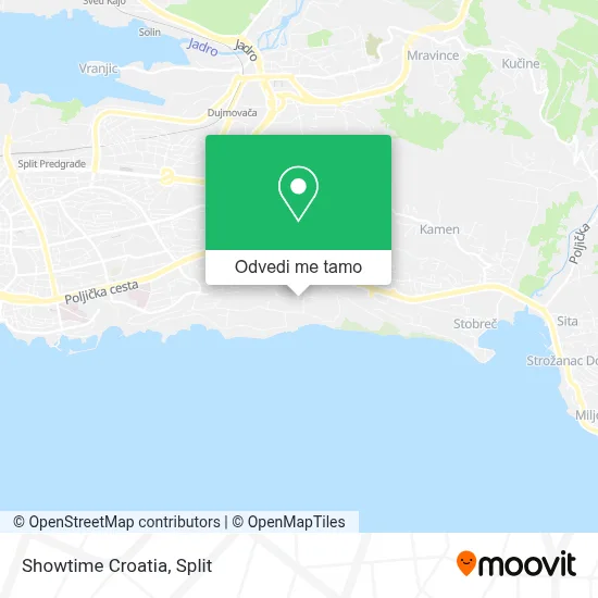Karta Showtime Croatia