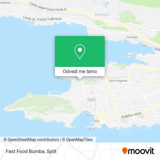 Karta Fast Food Bumba