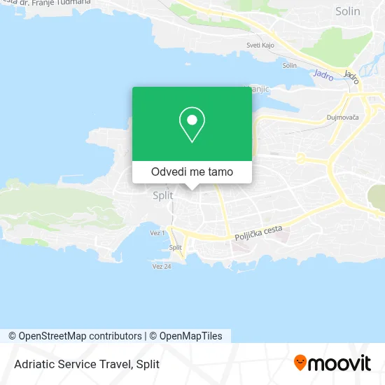 Karta Adriatic Service Travel