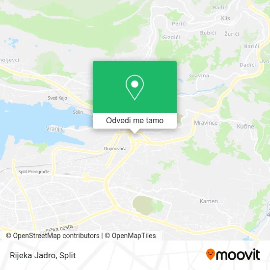 Karta Rijeka Jadro