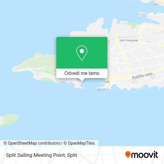 Karta Split Sailing Meeting Point