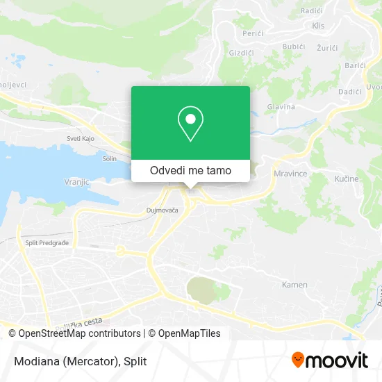 Karta Modiana (Mercator)