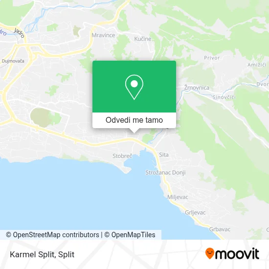 Karta Karmel Split