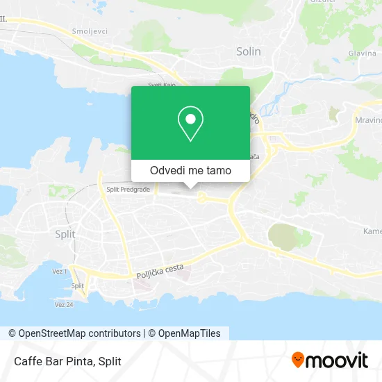 Karta Caffe Bar Pinta