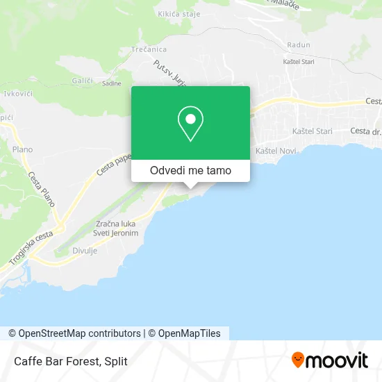 Karta Caffe Bar Forest