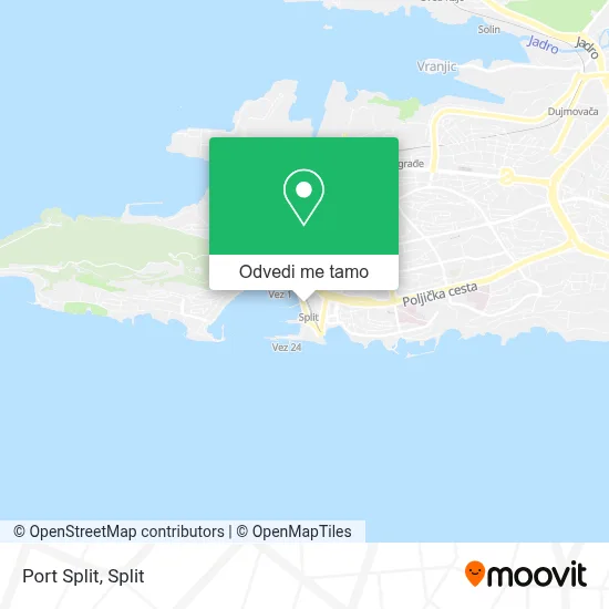 Karta Port Split