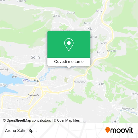 Karta Arena Solin