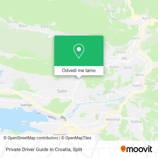 Karta Private Driver Guide In Croatia