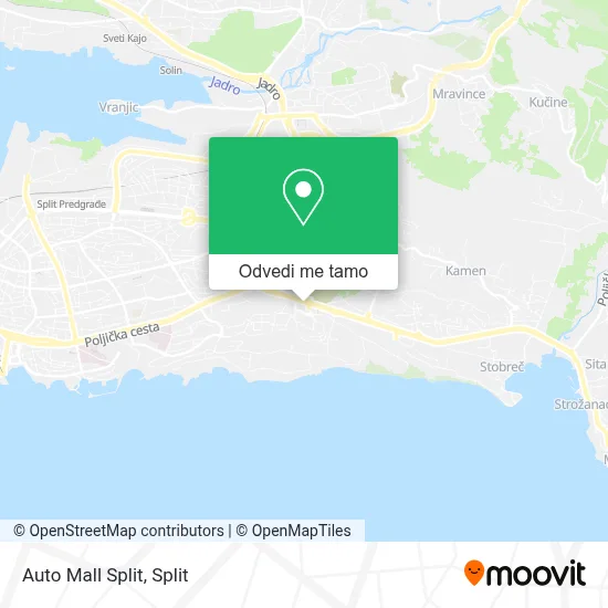 Karta Auto Mall Split