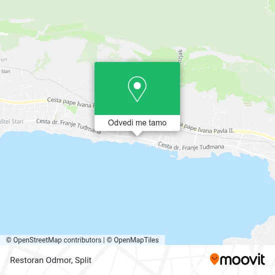 Karta Restoran Odmor