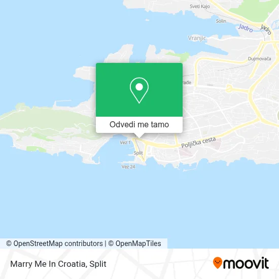 Karta Marry Me In Croatia