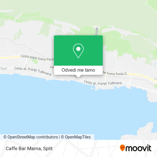 Karta Caffe Bar Mama