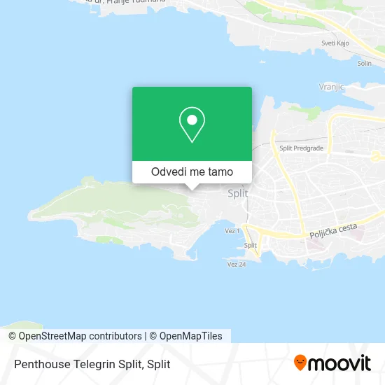 Karta Penthouse Telegrin Split