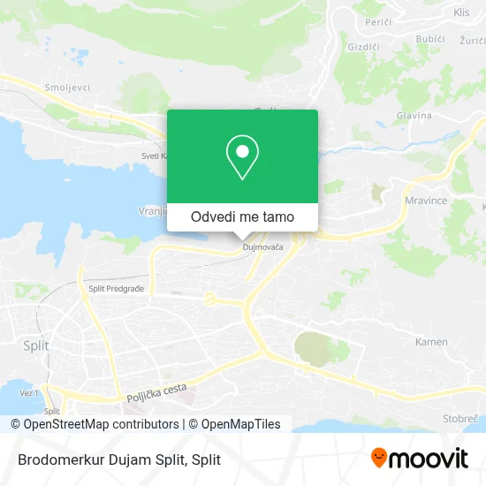 Karta Brodomerkur Dujam Split