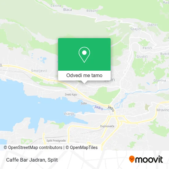 Karta Caffe Bar Jadran