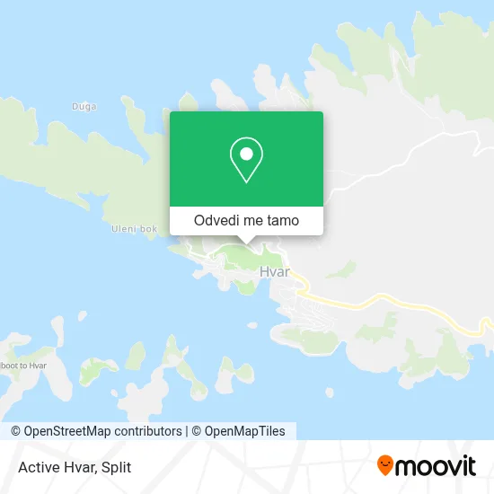 Karta Active Hvar