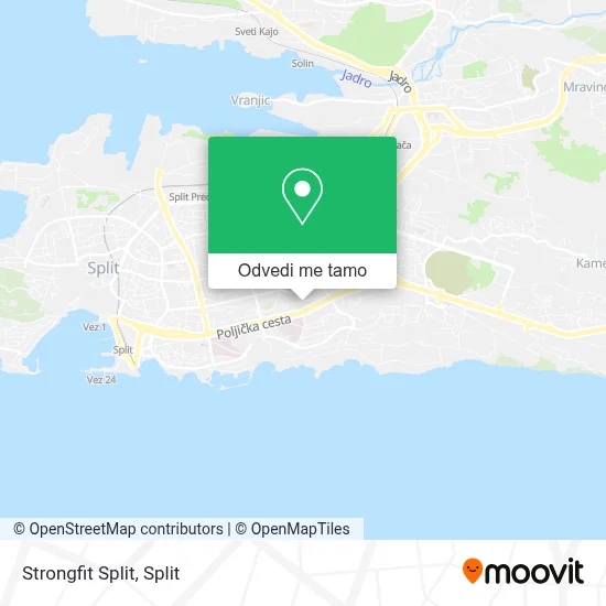 Karta Strongfit Split