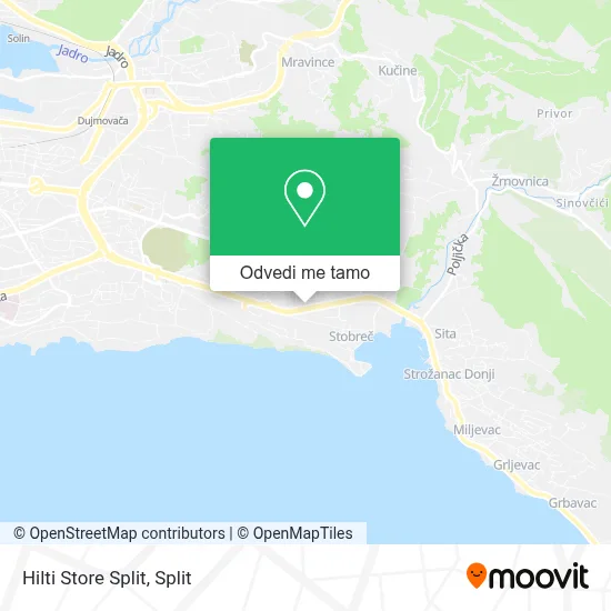 Karta Hilti Store Split
