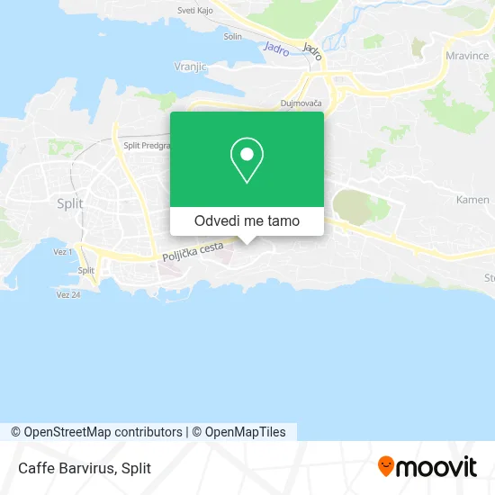 Karta Caffe Barvirus