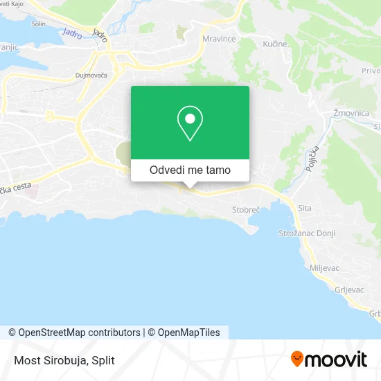 Karta Most Sirobuja