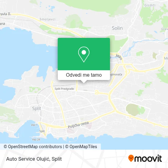 Karta Auto Service Olujić