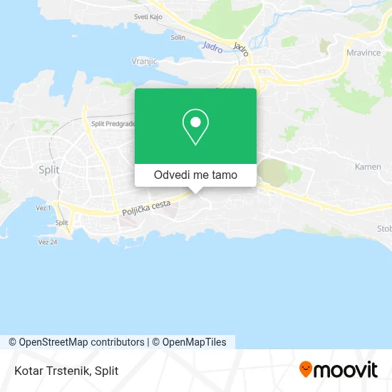 Karta Kotar Trstenik