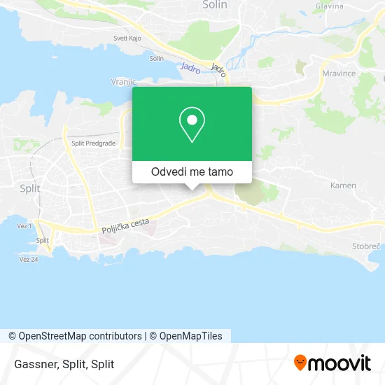 Karta Gassner, Split