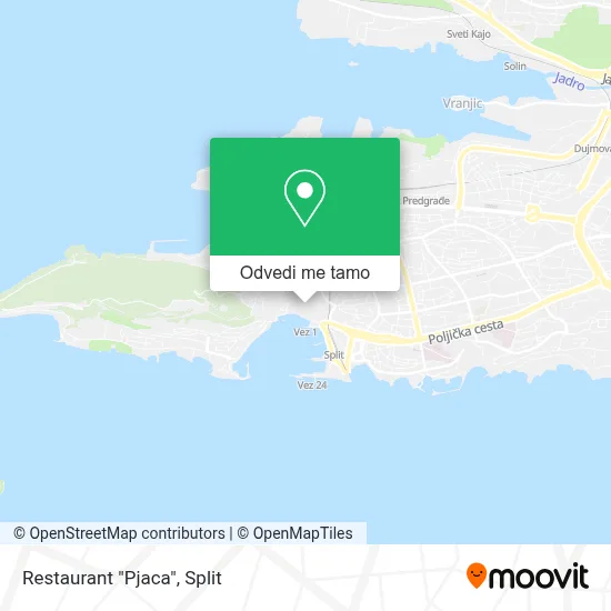 Karta Restaurant "Pjaca"
