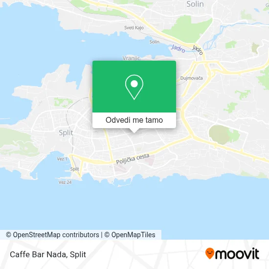 Karta Caffe Bar Nada