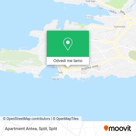 Karta Apartment Antea, Split