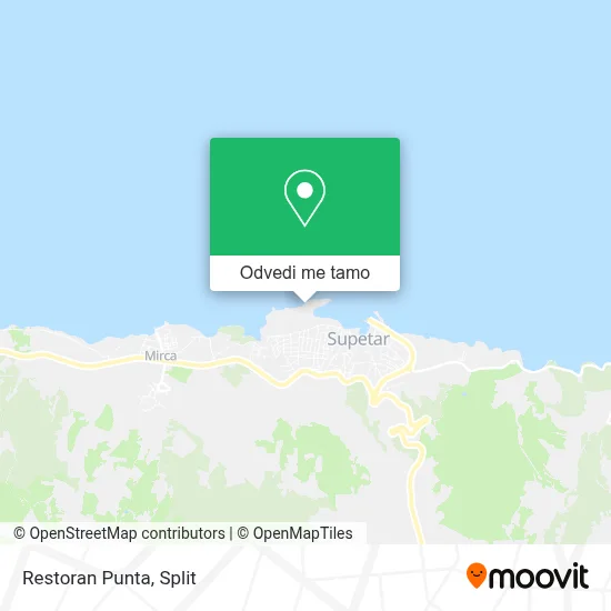 Karta Restoran Punta
