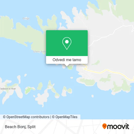 Karta Beach Bonj