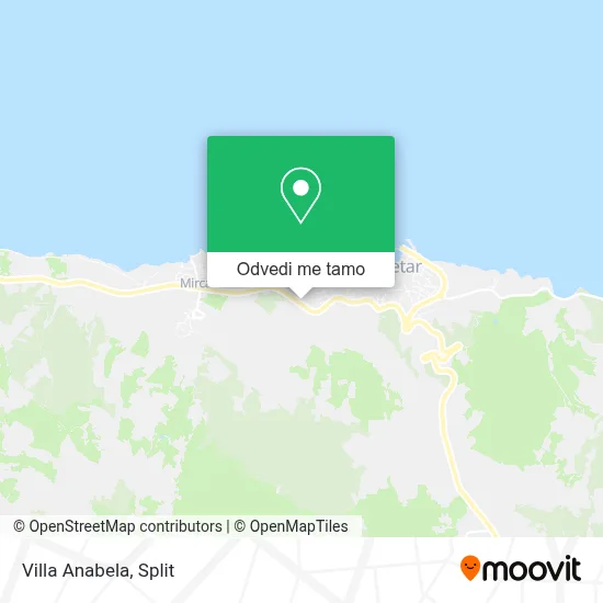 Karta Villa Anabela