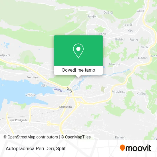 Karta Autopraonica Peri Deri