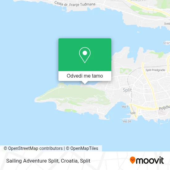 Karta Sailing Adventure Split, Croatia