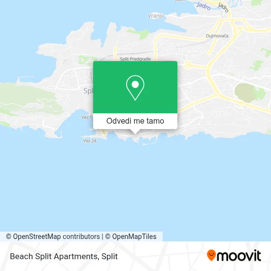 Karta Beach Split Apartments