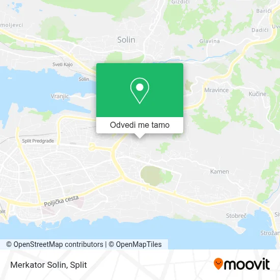 Karta Merkator Solin