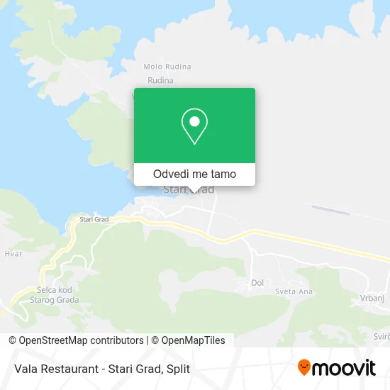 Karta Vala Restaurant - Stari Grad