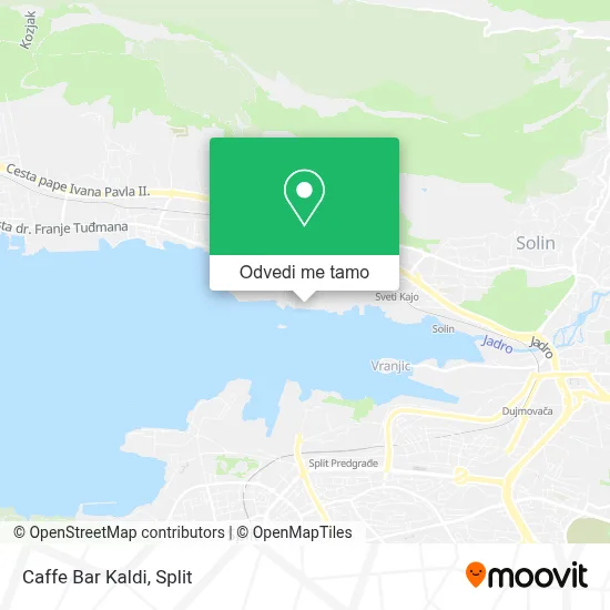 Karta Caffe Bar Kaldi