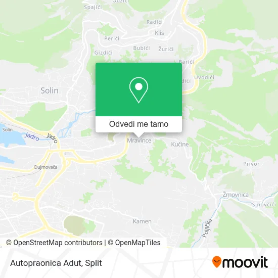 Karta Autopraonica Adut