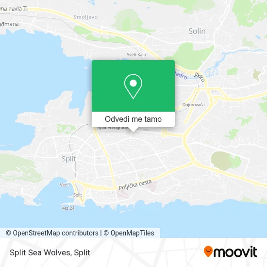 Karta Split Sea Wolves