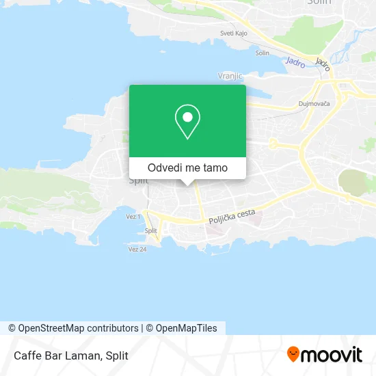 Karta Caffe Bar Laman