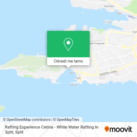 Karta Rafting Experience Cetina - White Water Rafting In Split