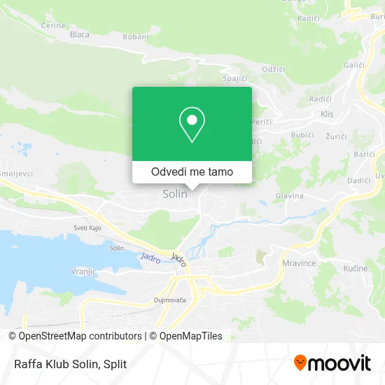 Karta Raffa Klub Solin