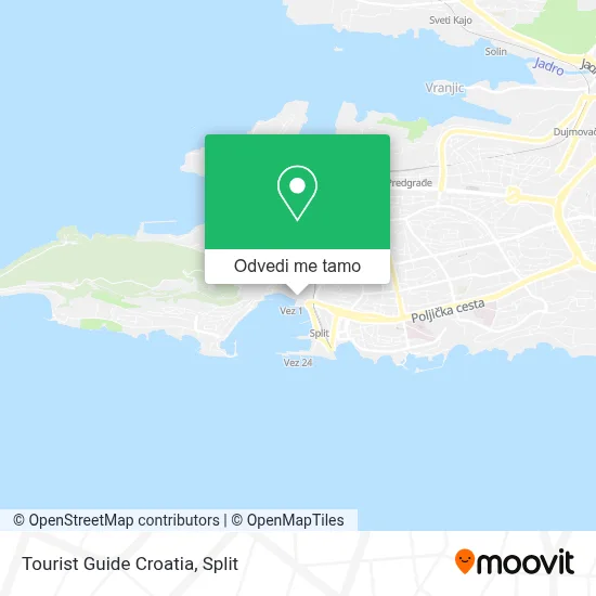 Karta Tourist Guide Croatia