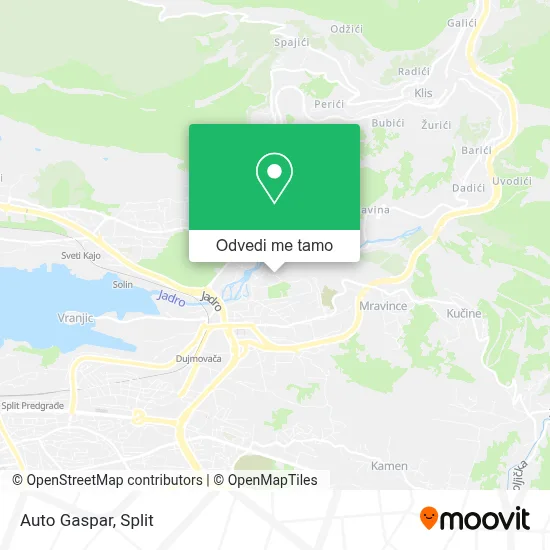 Karta Auto Gaspar