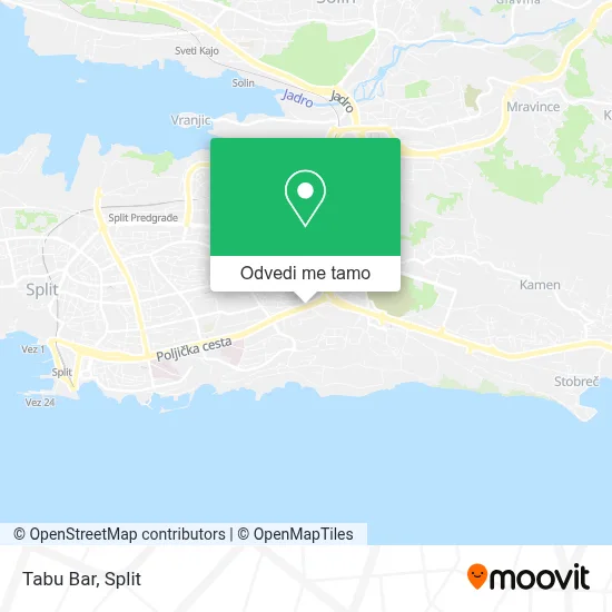 Karta Tabu Bar
