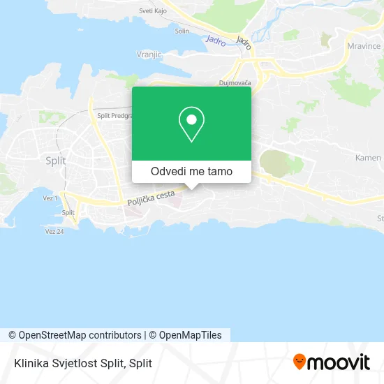 Karta Klinika Svjetlost Split