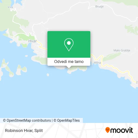 Karta Robinson Hvar